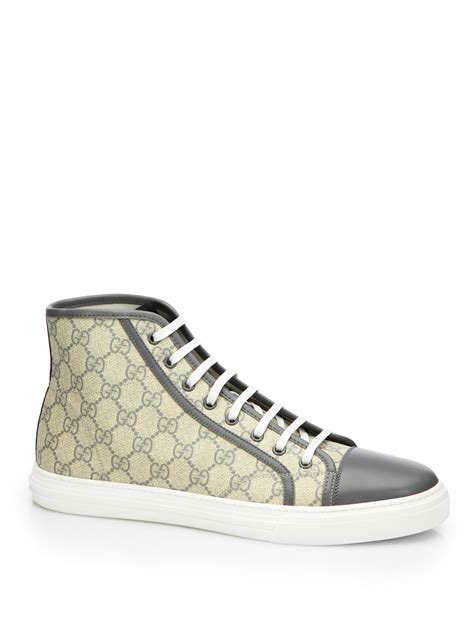 gucci high top sneakers online|Gucci high top sneakers beige.